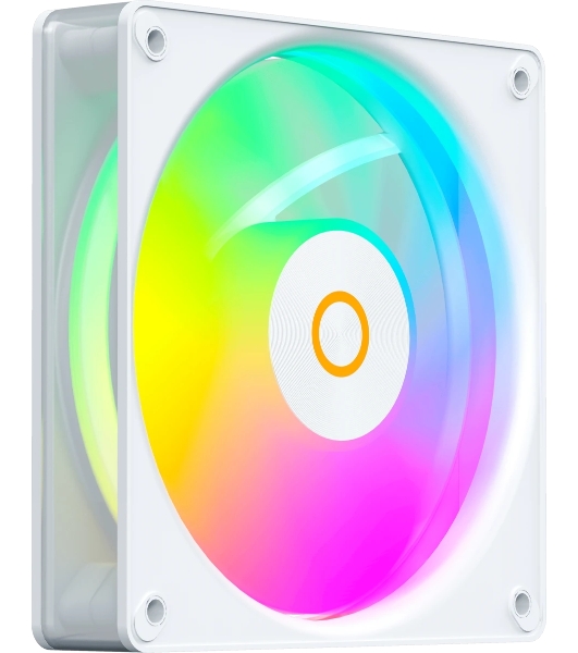 Вентилятор для корпуса Ocypus Gaммa F12 Elite WH ARGB, 120x120x25мм, 4-PIN PWM, 600-1800 RPM, 26 DBA MAX, HYDRO BEARING