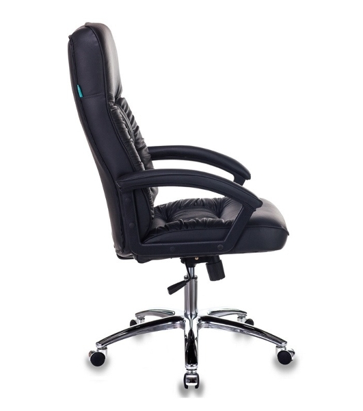Кресло Бюрократ T-9908AXSN-AB черный, кожа
