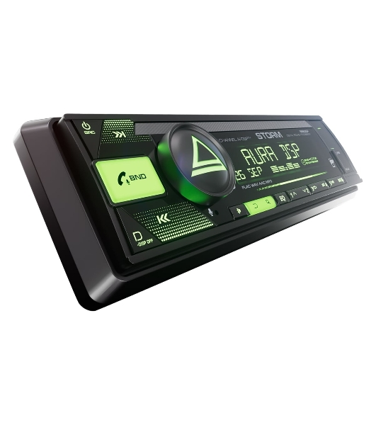 Автомагнитола AURA STORM-866DSP, 1 DIN, Bluetooth, USB Type-A, AUX, пульт ДУ