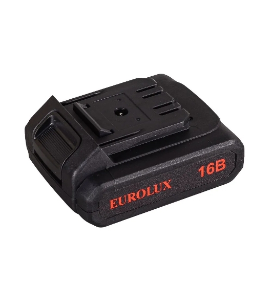 Дрель-шуруповерт Eurolux ДА-16DU-2, 12 В, 1.5 Ач, 25 Нм, щеточный