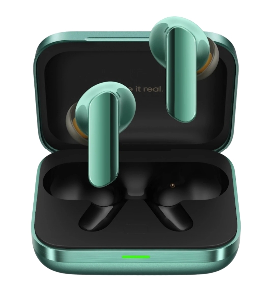 Наушники TWS Realme Buds Air 7 Pro RMA2407 зеленый, внутриканальные, Bluetooth, активное шумоподавление, до 9 ч
