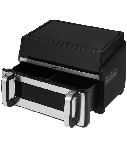Аэрогриль BRAYER BR2055 черный, 2200 Вт, 11 л, сенсор, 10 программ