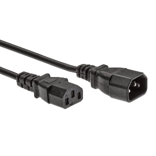 Кабель UPS to устройство 220V (IEC-320-C13/C14) 3м, 3G 0,75мм медь, Telecom