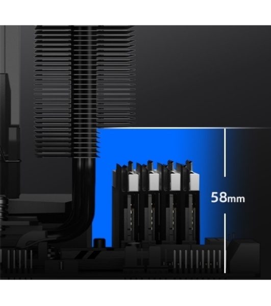 Устройство охлаждения(кулер) ID-Cooling Frozn A720 черный 140мм алюминий+медь 2000rpm 33.5db 4-pin 300W 163мм