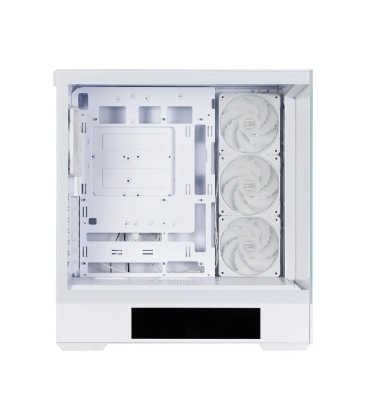 Компьютерный корпус ZALMAN P40 DS, ATX, белый, WINDOW, 9.1-inch LCD screen, 2xCombo(2.5” or 3.5”), 1x2.5”, 1xUSB TYPE-C, 2xUSB 3.0, SIDE 3x120мм ARGb, REAR 1x120мм ARGb