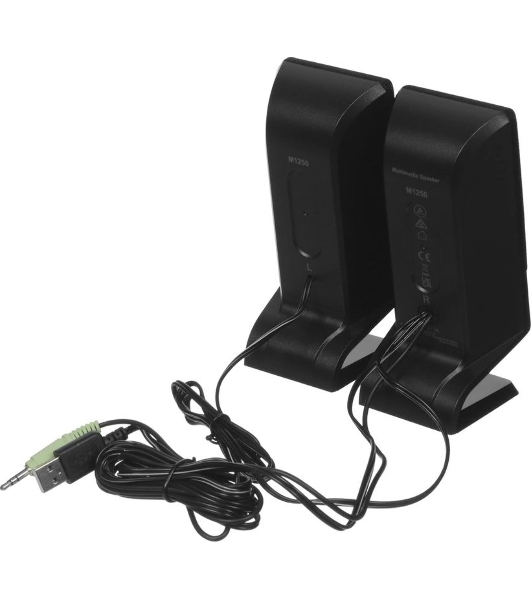 Акустическая система Edifier M1250 черный 2.0 активные