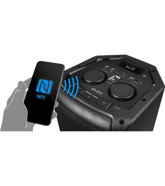 Портативная акустика SVEN АС PS-710 черный 100 Вт Bluetooth