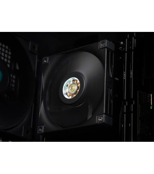 Кулер для процессора DEEPCOOL AN400 черный, 92 мм, алюминий/медь, 2950 об/мин, 23.2 дБ, 4 pin, 150 Вт, 52.5 мм
