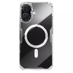 Чехол Nature TPU Pro Magnetic Case, белый, (AP iP16 Plus), фото 1