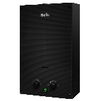 Водонагреватель газовый Ballu GWH 10 Fiery Glass Carbon черный, проточный, 10 л/мин, 20 кВт, фото 1