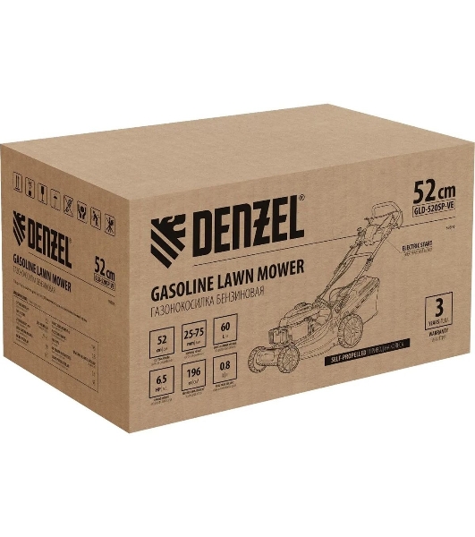 Газонокосилка бензиновая Denzel GLD-520SP-VE, 6,5 л.с.