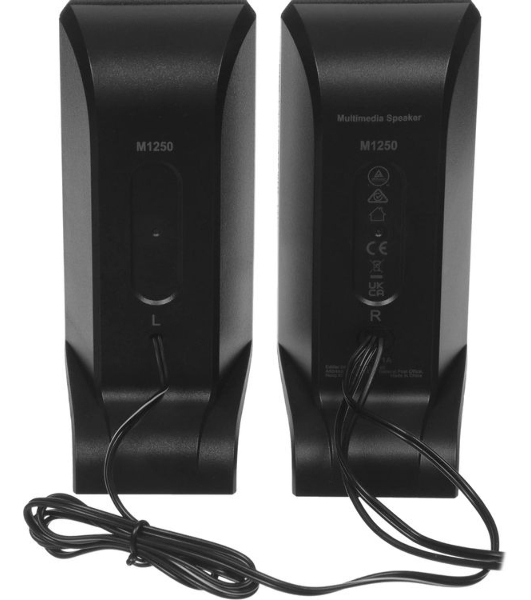 Акустическая система Edifier M1250 черный 2.0 активные