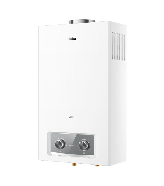 Водонагреватель газовый проточный Haier AquaJet Eco 10 AM белый, проточный, 10 л/мин, 20 кВт