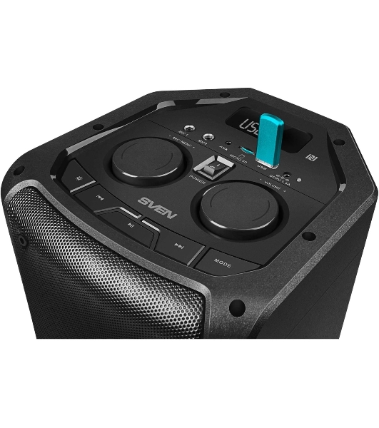 Портативная акустика SVEN АС PS-710 черный 100 Вт Bluetooth