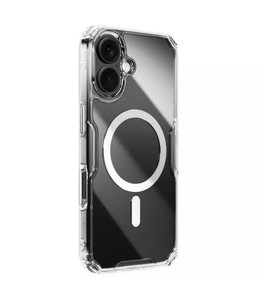 Чехол Nature TPU Pro Magnetic Case, белый, (AP iP16 Plus)