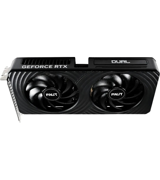 Видеокарта Palit GeForce RTX 5050 DUAL OC, NVIDIA RTX 5050, 8 ГБ GDDR6, 128 бит, PCI-e 5.0, 1xHDMI, 3xDP, 2647 МГц