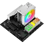 Кулер для процессора ID-Cooling FROZN A410 SE ARGb белый 180W/Intel 1700, 12*, 115*, AMD AM5, AM4/Screws, фото2