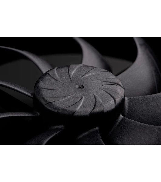 Вентилятор корпусной Noctua NF-A14x25r G2 PWM chromax.black, 140 мм, 1500 об/мин, 22.8 дБ, 4-pin PWM, без подсветки, черный