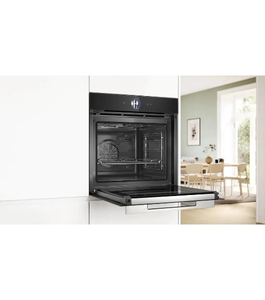 Встраиваемый духовой шкаф электрический Bosch HBG7764B1 черный