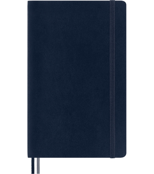 Блокнот Moleskine CLASSIC SOFT EXPENDED QP616EXPB20 Large 130х210 мм, 400 страниц, линейка, мягкая обложка, синий сапфир
