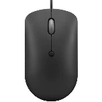 Мышь проводная Lenovo 400 черный, 2400 dpi, USB-C, кнопки - 4, фото 1