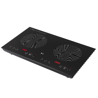 Плита настольная индукционная BQ HP105W чёрный, 3.5 кВт, индукция, конфорки - 2, стеклокерамика, сенсор
