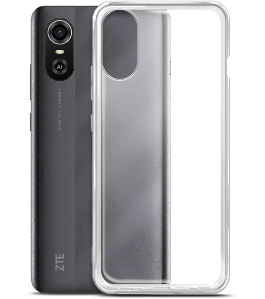 Чехол (клип-кейс) BORASCO для ZTE Blade A31 Plus, прозрачный