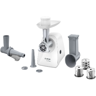 Мясорубка электрическая Bosch MFW2517W 1500 Вт, 1.7 кг/мин, белый