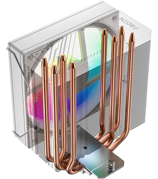 Кулер для процессора ID-Cooling FROZN A410 SE ARGb белый 180W/Intel 1700, 12*, 115*, AMD AM5, AM4/Screws