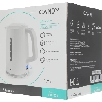 Чайник электрический Candy QA00A1M00RU 1.7л. 2200Вт белый корпус: пластик (CK-100), фото6