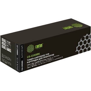 Картридж лазерный Cactus CS-C055BK черный (2300 стр.) для Canon LBP663Cdw, LBP664Cx, MF746Cx, MF742Cdw, MF744Cdw