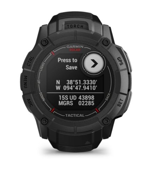 Умные часы Garmin Instinct 2X Solar, 1.0' MIP, 5G, Bluetooth, IPX7, черный