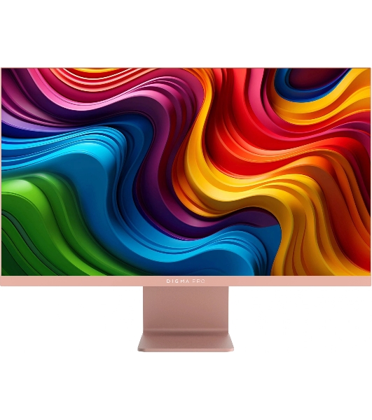 Монитор 27' DIGMA PRO Art L IPS 2560x1440, 165 Гц, 5 мс, 16:9, 300 кд/м², 1xHDMI, 1xDP, 1xUSB-C, 2x2 Вт, розовое золото
