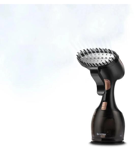 Отпариватель Vitek VT-2440 черный/золотистый, 1500 Вт, 32 г/мин, 270 мл