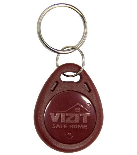 Ключ VIZIT RF3.1 (RFID-1356 МГц) Обеспечивает дополнительную защиту несанкционированного администрирования системы доступа