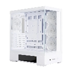 Компьютерный корпус ZALMAN P40 DS, ATX, белый, WINDOW, 9.1-inch LCD screen, 2xCombo(2.5” or 3.5”), 1x2.5”, 1xUSB TYPE-C, 2xUSB 3.0, SIDE 3x120мм ARGb, REAR 1x120мм ARGb, фото6