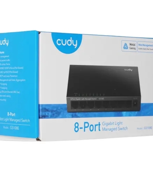 Коммутатор Cudy GS108E, 8×1 Гбит/с