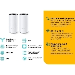 Бесшовный Mesh роутер TP-Link DECO P9 (2-PACK) AC1200 10/100/1000BASE-TX белый (упак.:2шт), фото3