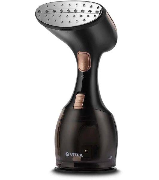 Отпариватель Vitek VT-2440 черный/золотистый, 1500 Вт, 32 г/мин, 270 мл