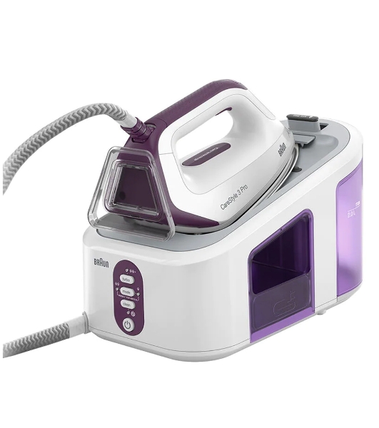 Парогенератор Braun IS3155VI фиолетовый/белый, 2400 Вт