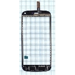 Сенсорное стекло (тачскрин) для Fly IQ4410 Quad Phoenix, черное, фото2