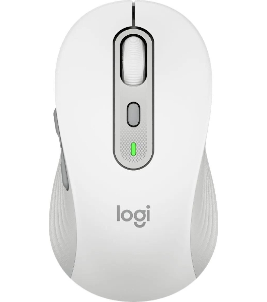Мышь беспроводная Logitech M750 белый, 4000 dpi, радиоканал, Bluetooth, USB, кнопки - 5