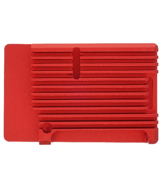 Корпус Qumo Aluminum case without fan, Raspberry Pi 4, red(RS004)