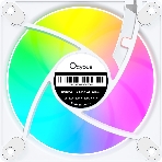 Вентилятор для корпуса Ocypus Gaммa F12 Elite WH ARGb 3 IN 1, 120x120x25мм, 4-PIN PWM, 600-1800 RPM, 26 DBA MAX, HYDRO BEARING, фото8