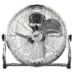 Вентилятор Rix NPSF-8000W хром, напольный, 90 Вт, 3 скорости, 41 см, металлический, фото 1