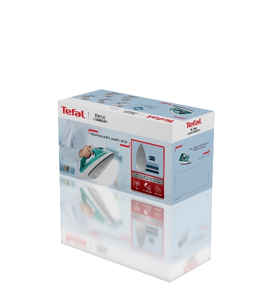 Утюг Tefal FV1R10F1 бирюзовый, 2000 Вт, 24 г/мин, 90 г/мин, 200 мл