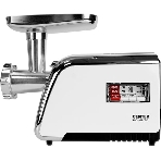 Мясорубка электрическая Centek CT-1602 Juice белый, 2000 Вт, 2.0 кг/мин, реверс, защита от перегрузки, металлический лоток, насадки - 5, фото 1