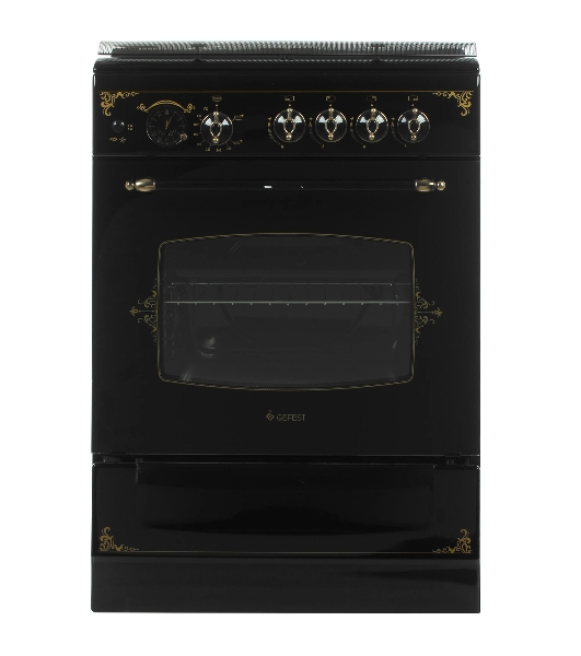 Плита газовая Gefest ПГ 6100-03 0179 черный, конфорок 4 шт, духовка 52 л, 60 см x 85 см x 60 см
