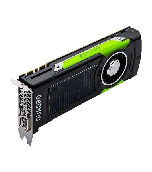Видеокарта NVIDIA Quadro P6000, 24 GB GDDR5X, 384 bit, 4xDisplayPort, DVI-D, GPU 1417 MHz