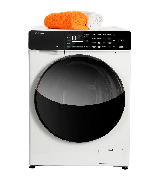 Стиральная машина HIBERG i-DDQ9-712 W белый, загр. фронтальная макс.: 7 кг 1200 об/мин класс: А+++